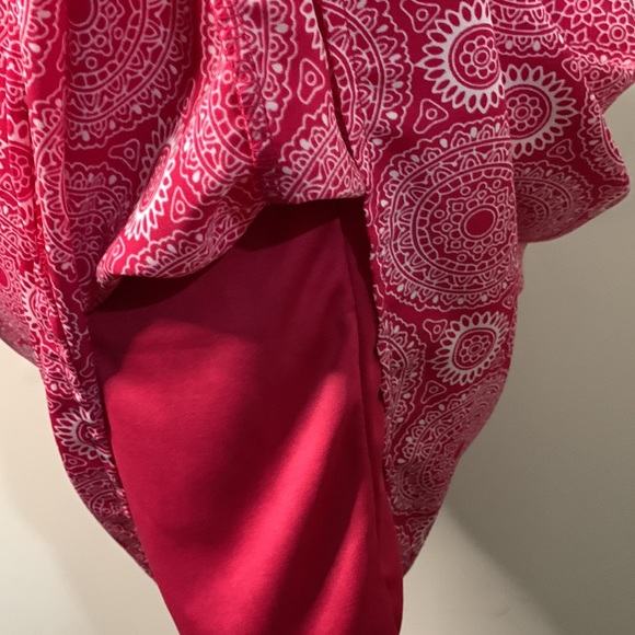 Buttons USA Geometric Beaded Neck Floral Short Tunic Sun Dress Size:M - Picture 9 of 11